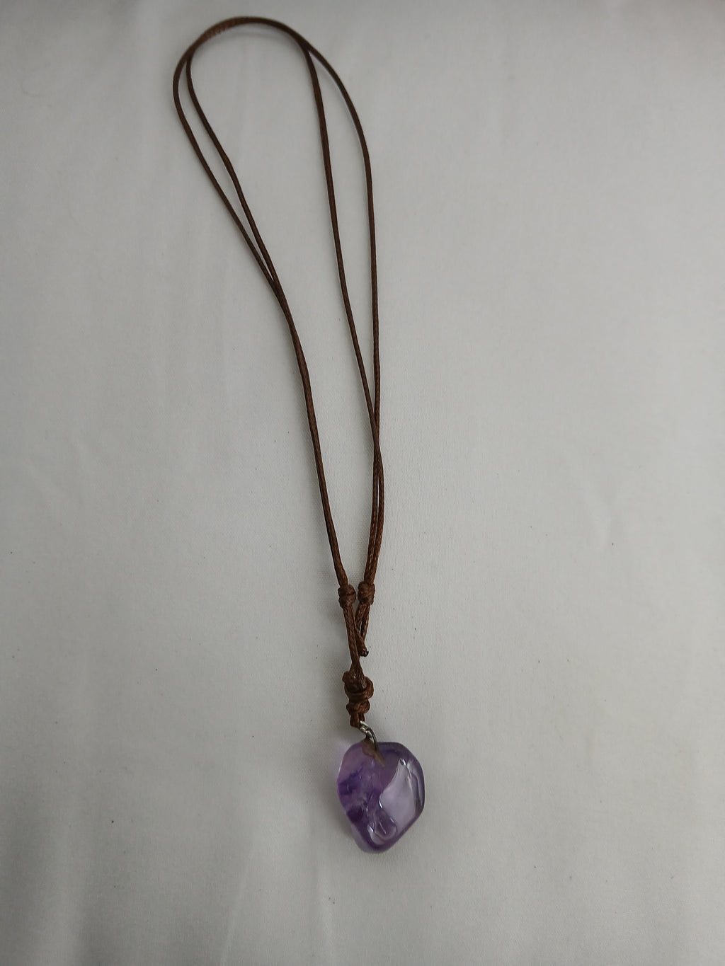 amethyst pendant, made in Costa Rica