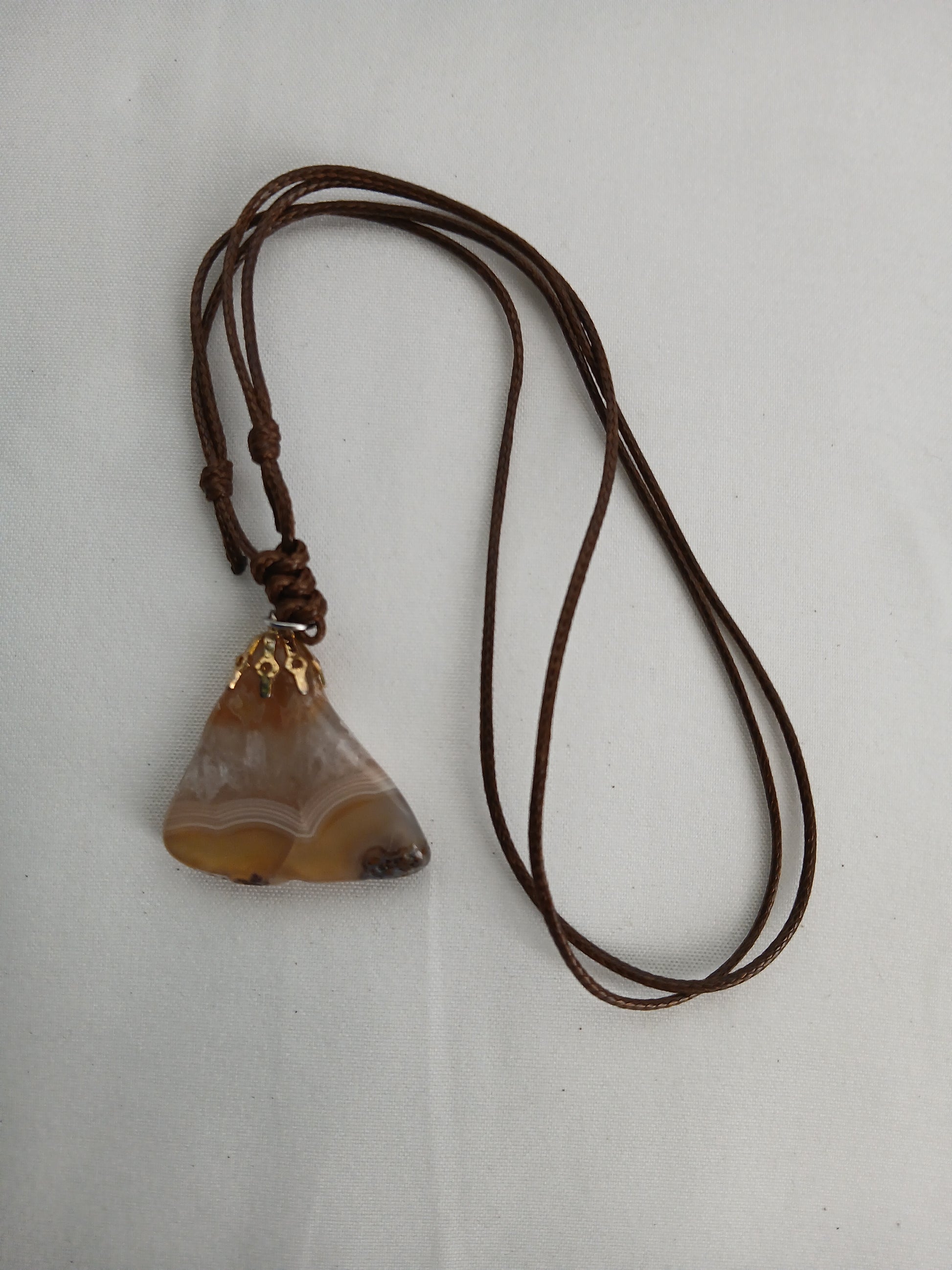 pendant with natural agate